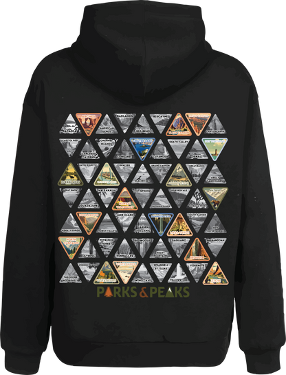 NATIONAL PARKS BUCKET LIST HOODIE + PATCHES