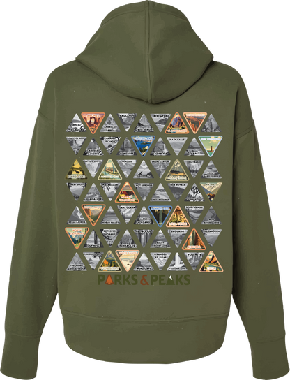 NATIONAL PARKS BUCKET LIST HOODIE + PATCHES